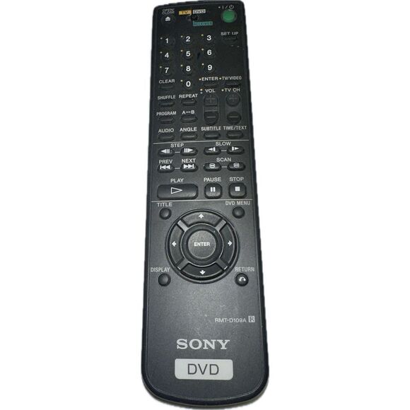 Original Sony‎ RMT-D109A Remote Control for DVD Player DVP-S33 DVP-S330 - Picture 1 of 2